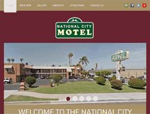 Tablet Screenshot of nationalcitymotel.com